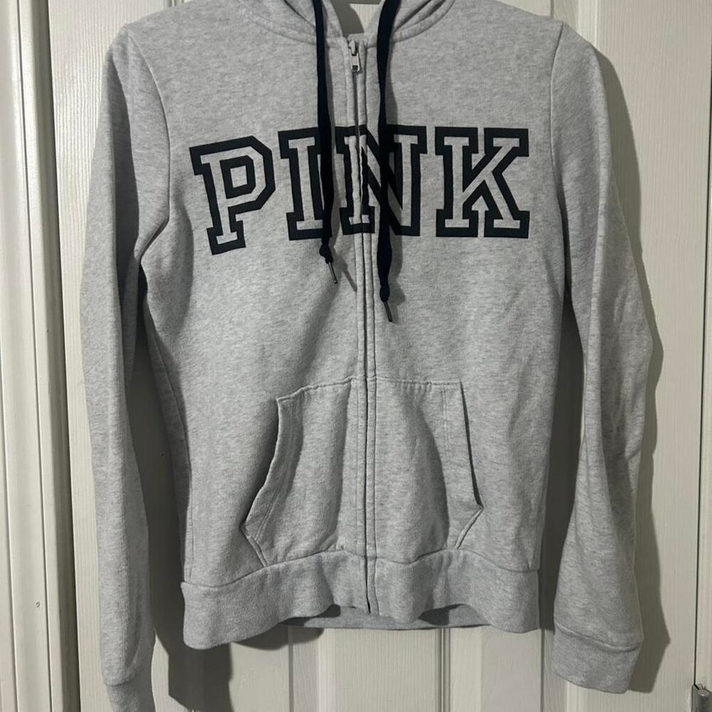 Victorias secret pink full zip